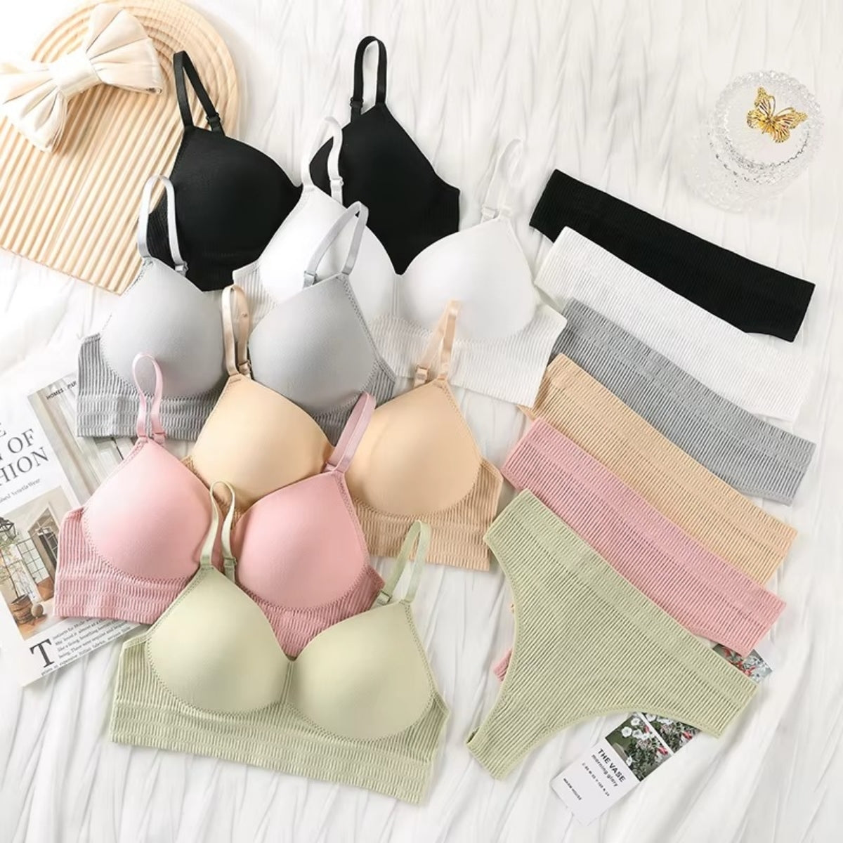 Women's Exclusive Combo Pack: 5 Lingerie Sets  |LF-04