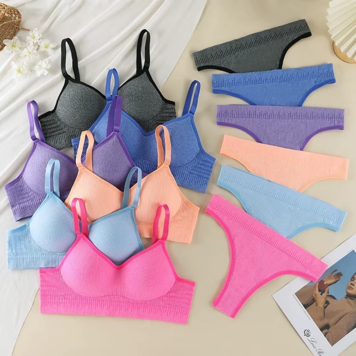 Women's Exclusive Combo Pack: 5 Lingerie Sets  |LF-05