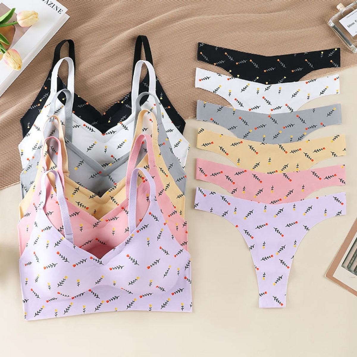 Women's Exclusive Combo Pack: 5 Lingerie Sets  |LF-01