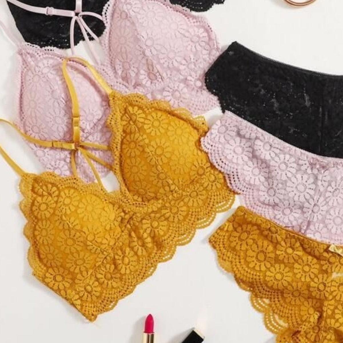 Women's 3 Lingerie Sets Combo Offer|LCF-07