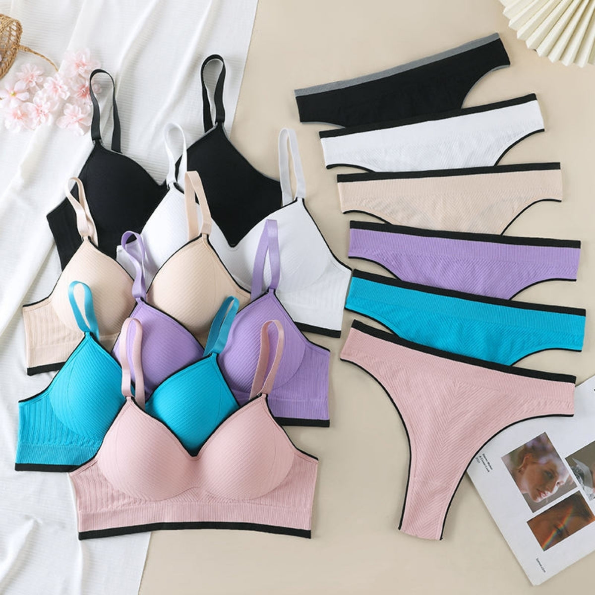 Women's Exclusive Combo Pack: 5 Lingerie Sets  |LF-06