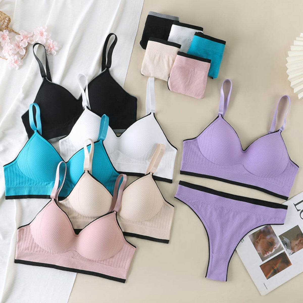 Women's Exclusive Combo Pack: 5 Lingerie Sets  |LF-06