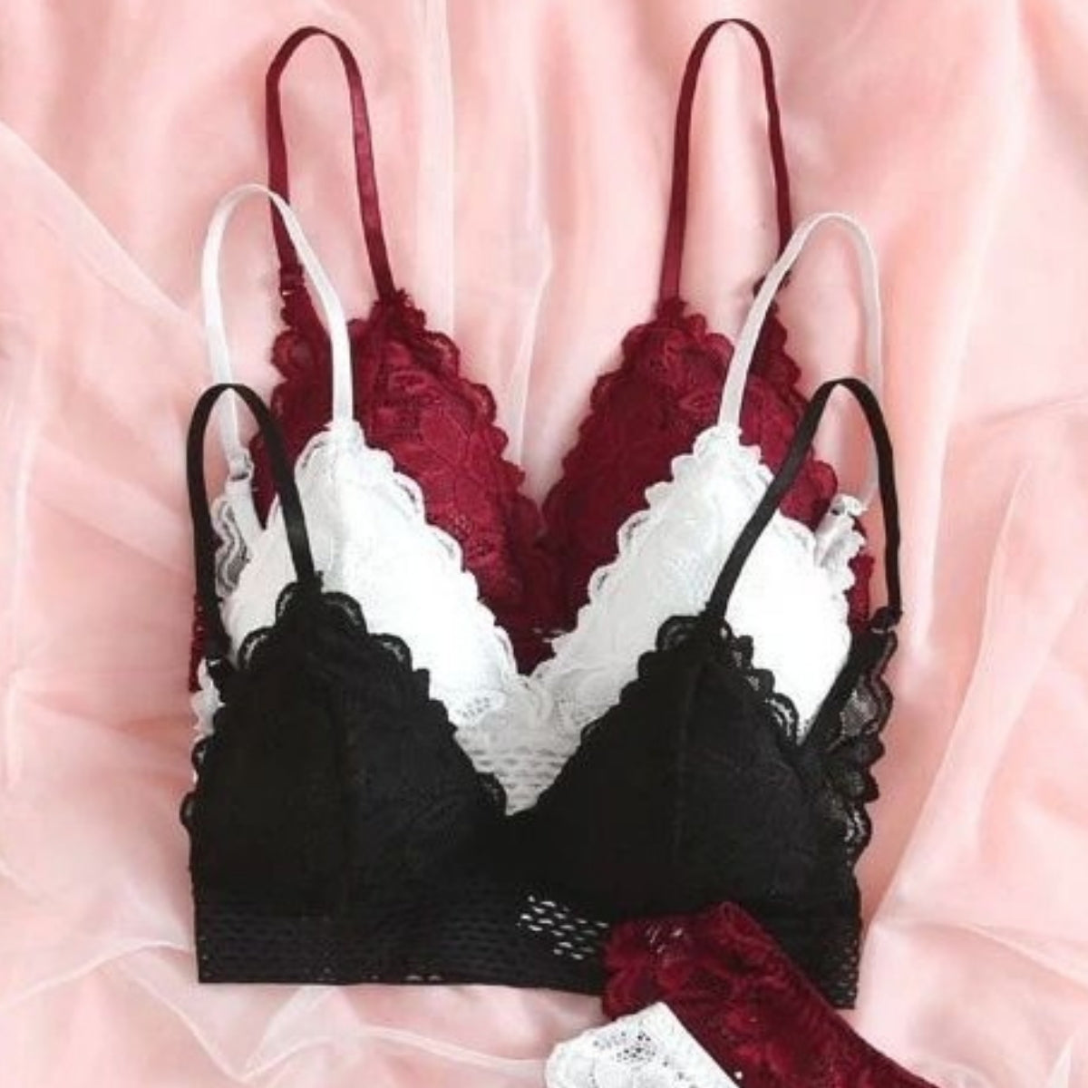 Women's 3 Lingerie Sets Combo Offer|LCF-08