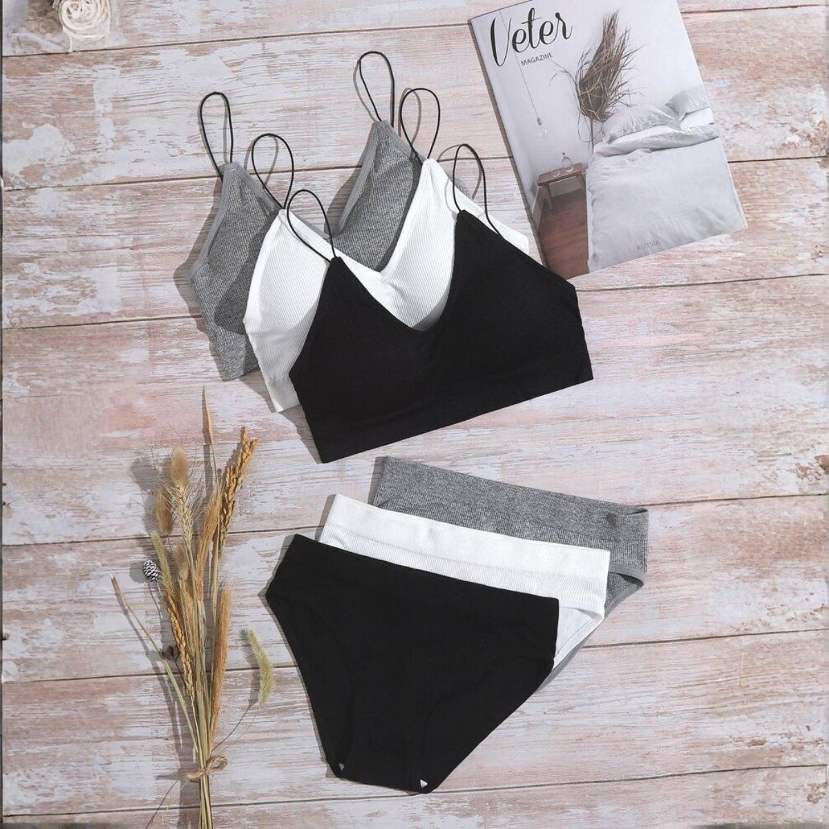 Women's 3 Lingerie Sets Combo Offer|LCF-09