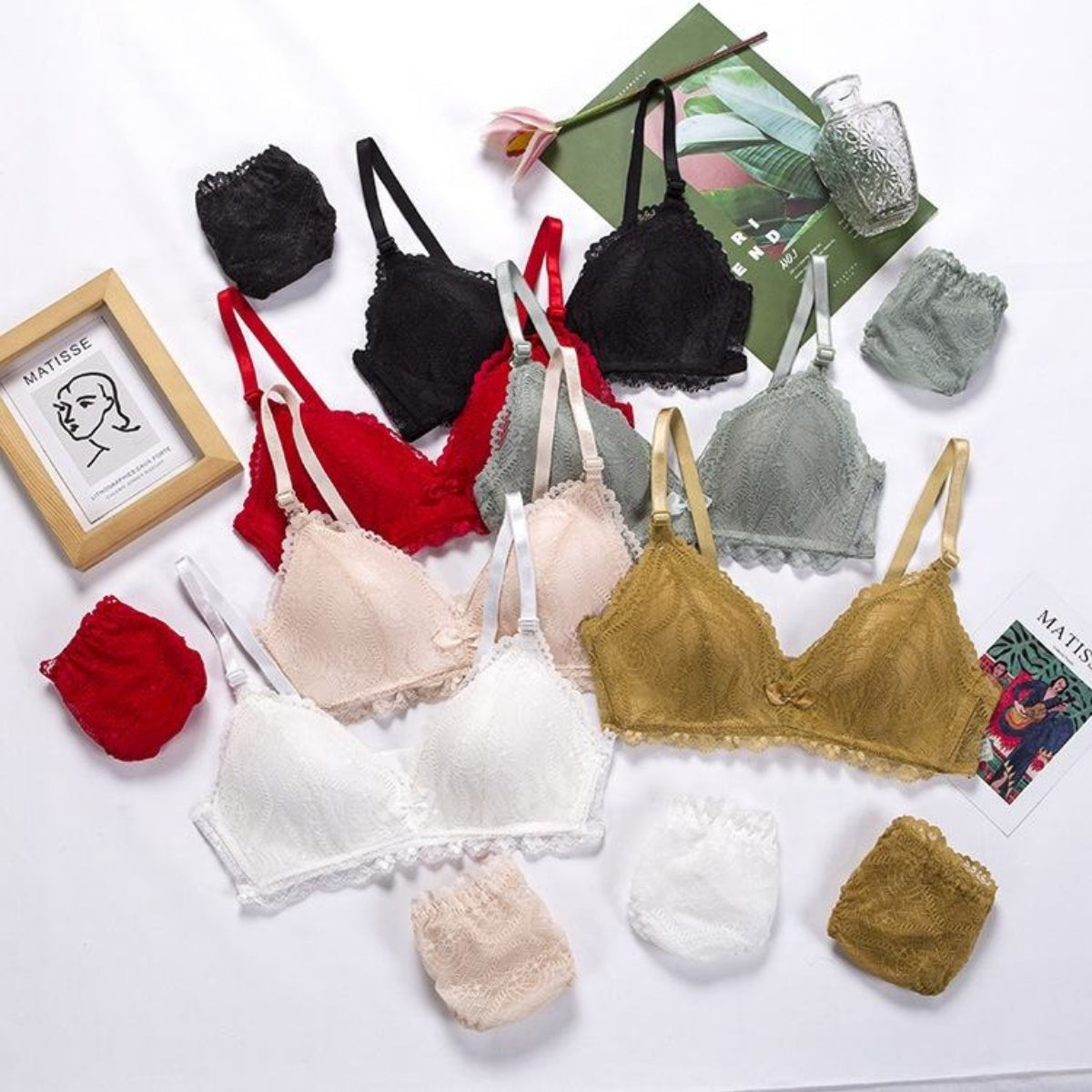 Women's Exclusive Combo Pack: 5 Lingerie Sets  |LF-09