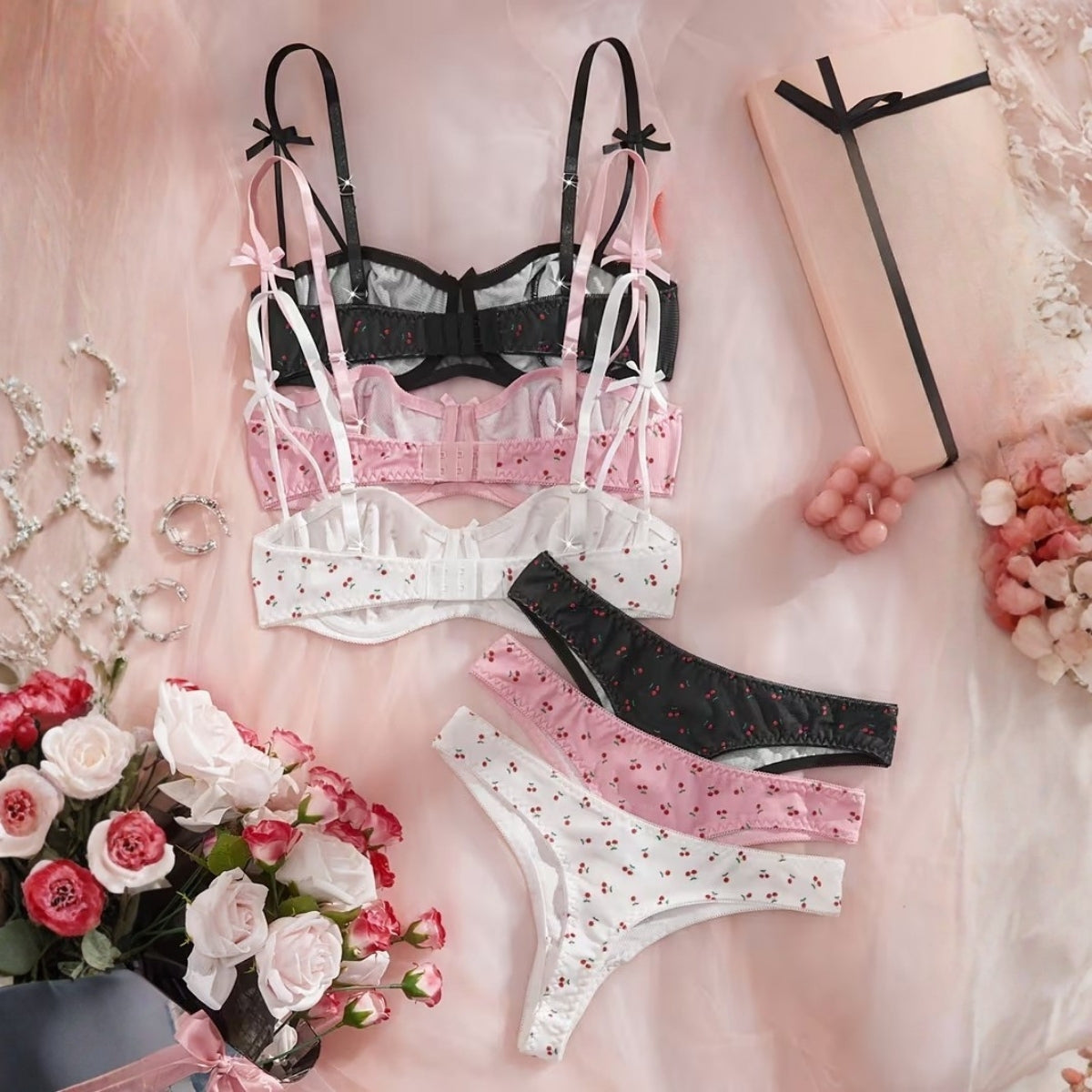 Women's 3 Lingerie Sets Combo Offer|LCF-11