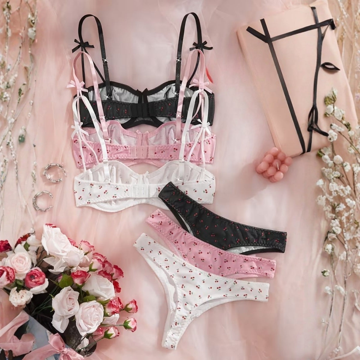 Women's 3 Lingerie Sets Combo Offer|LCF-11