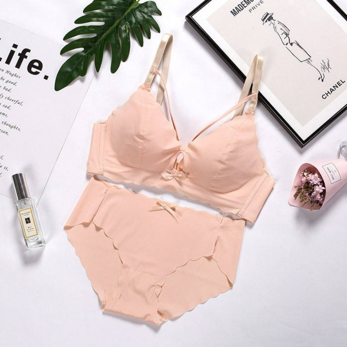 (Pack of 7) Women's  Bra and Panty Lingerie Set for Women | Every Occassion |L-08