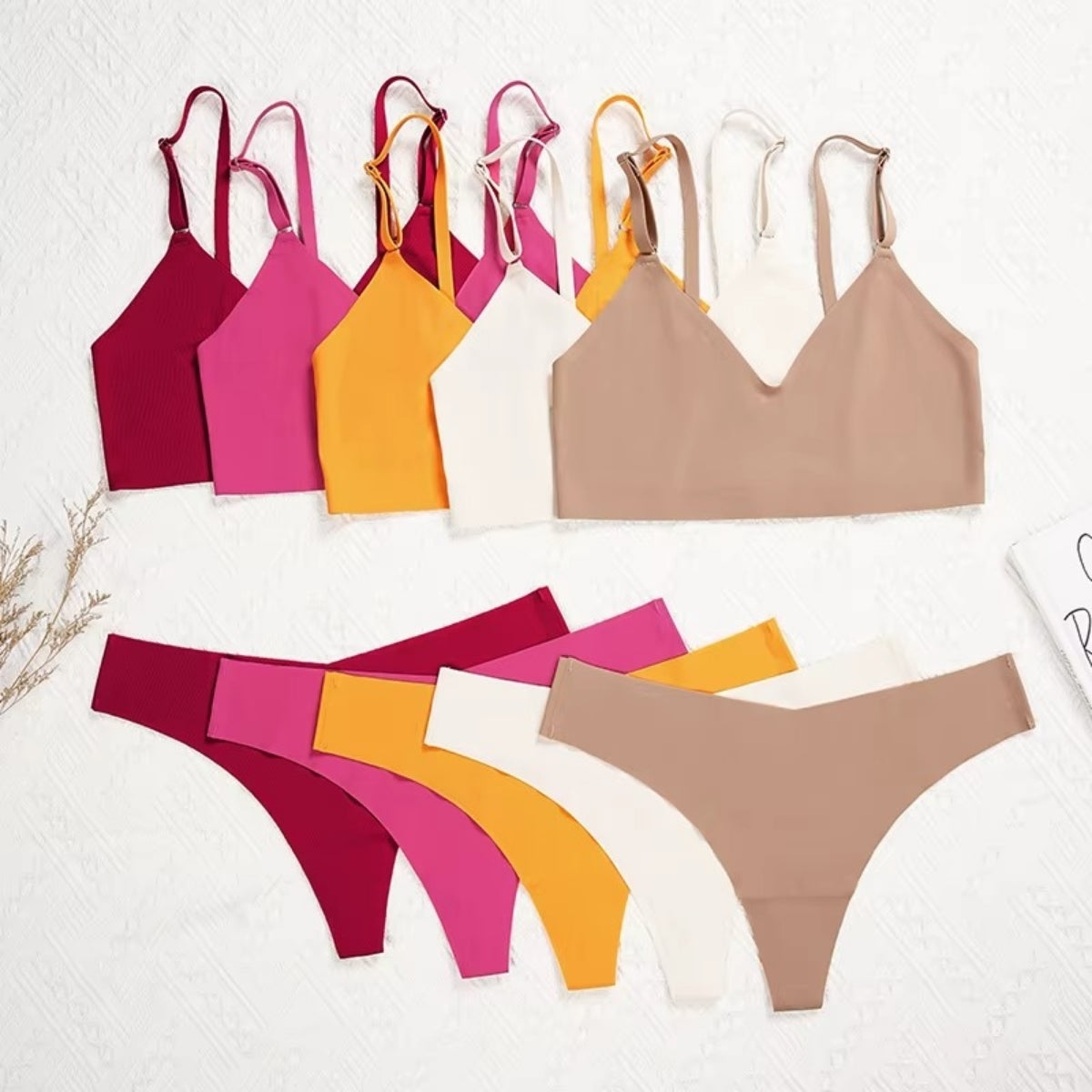 Women's Exclusive Combo Pack: 5 Lingerie Sets  |LF-12