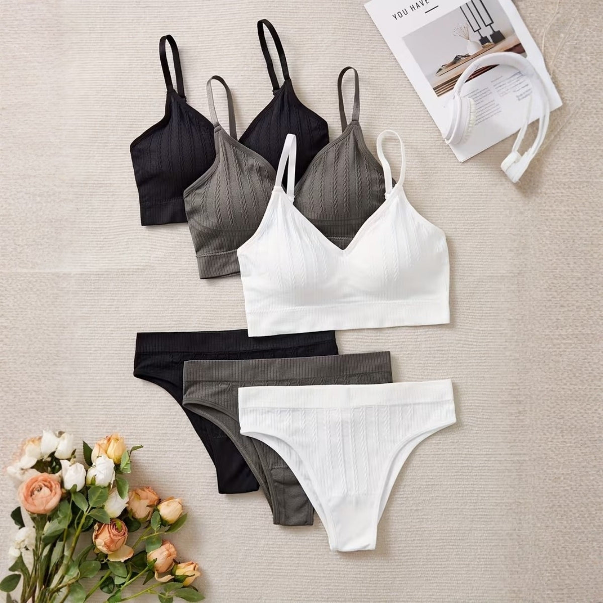 Women's 3 Lingerie Sets Combo Offer|LCF-16