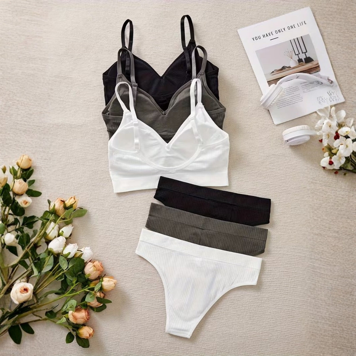 Women's 3 Lingerie Sets Combo Offer|LCF-16