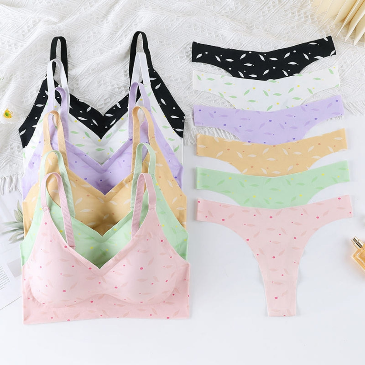 Women's Exclusive Combo Pack: 5 Lingerie Sets  |LF-02