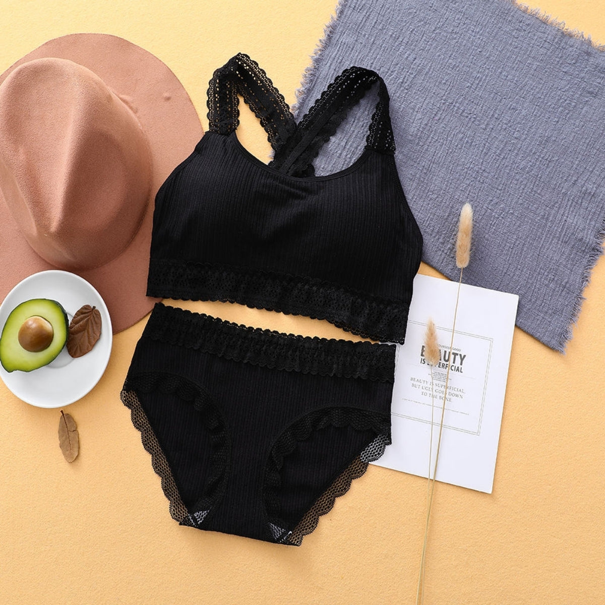 (Pack of 7) Women's  Bra and Panty Lingerie Set for Women | Every Occassion |L-015