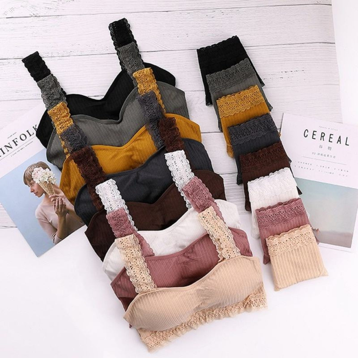 (Pack of 7) Women's  Bra and Panty Lingerie Set for Women | Every Occassion |L-016