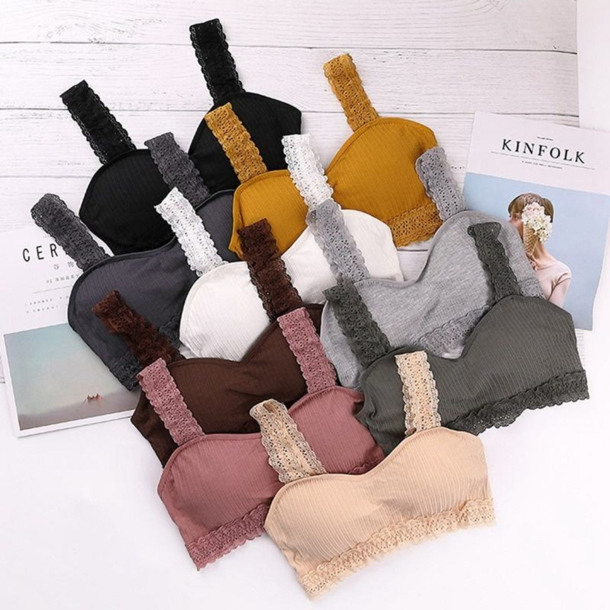 (Pack of 7) Women's  Bra and Panty Lingerie Set for Women | Every Occassion |L-016