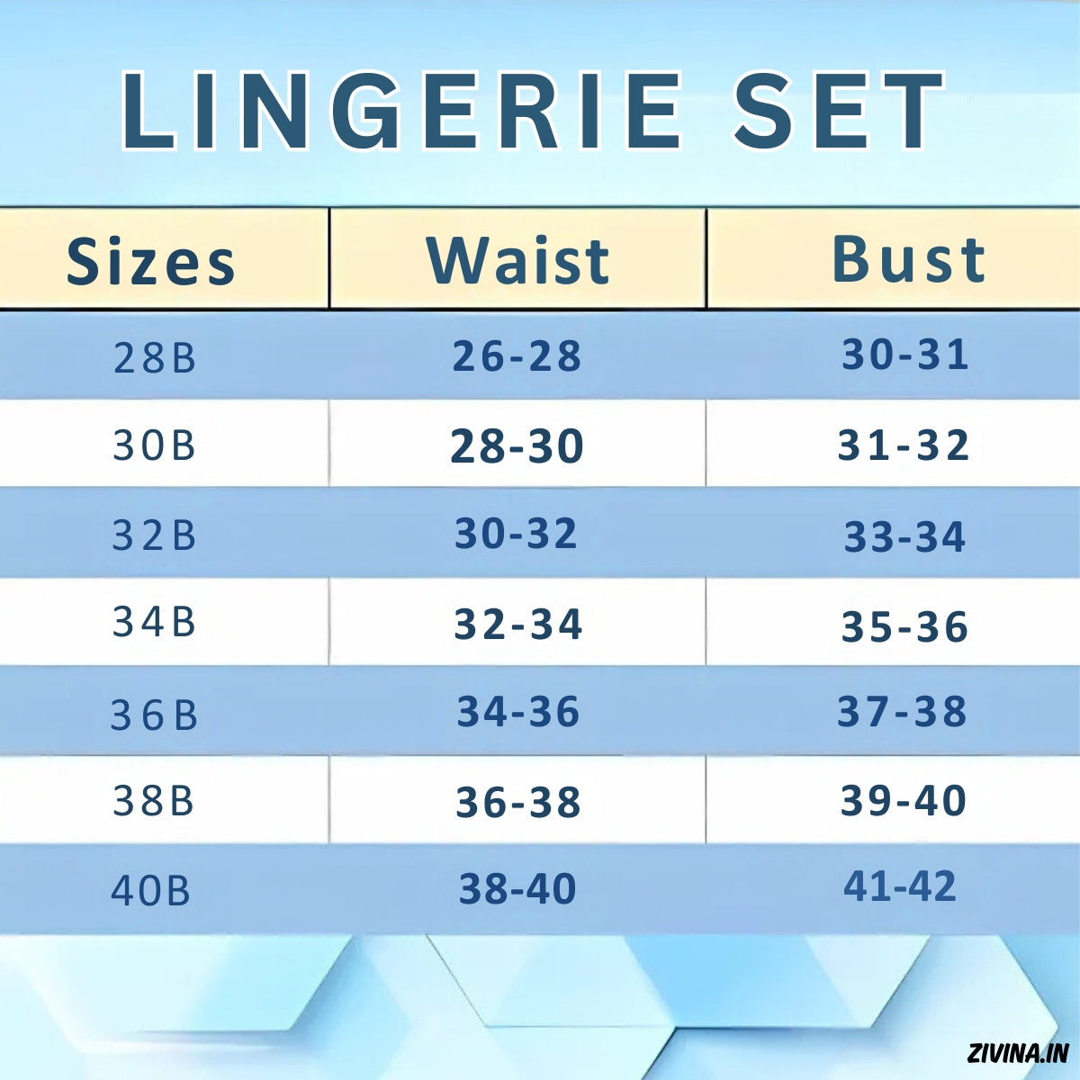 (Pack of 7) Women's  Bra and Panty Lingerie Set for Women | Every Occassion |L-016